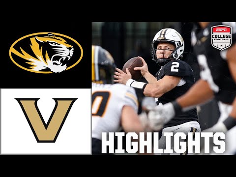 Thumbnail for Missouri Tigers vs. Vanderbilt Commodores | Full Game Highlights | ESPN College Football