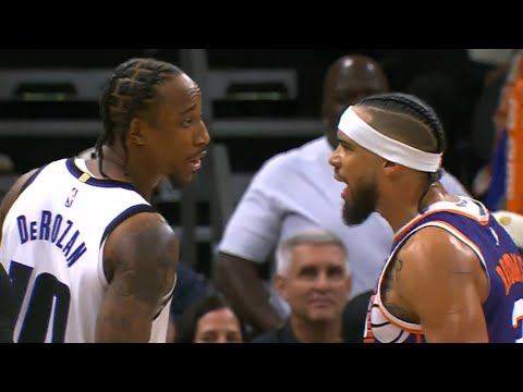 Thumbnail for Dillon Brooks and DeMar DeRozan couldn't stop jawing at the end of Suns vs Kings 😂