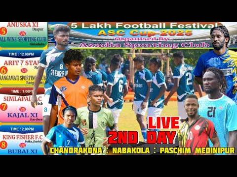 Thumbnail for 5 LAKH DHAMAKA ||A.S.C CUP 2025  !! 2ND DAY NABAKOLA, CK ROAD, PASCHIM MEDINIPUR