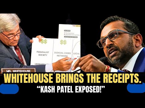 Thumbnail for Kash Patel HUMILIATED by Sen. Whitehouse — ‘Unfit and Dangerous!’