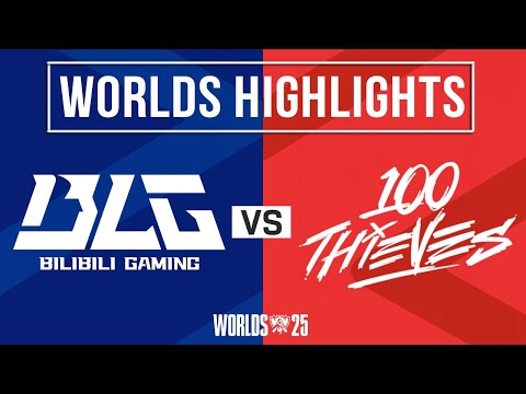Thumbnail for BLG vs 100T Highlights | Worlds 2025 Swiss Stage | Bilibili Gaming vs 100 Thieves