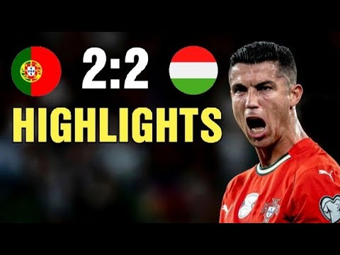 Thumbnail for Portugal vs Hungary 2-2 Highlights & All Goals (World Cup Qualification) Portugal Hungary 2025 HD