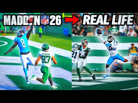 Thumbnail for I Recreated TOP PLAYS From NFL Week 7 in Madden 26!