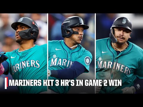 Thumbnail for ALCS Game 2 Highlights 🔱 Mariners hit 3 HRs to take 2-0 lead vs. Blue Jays | ESPN MLB