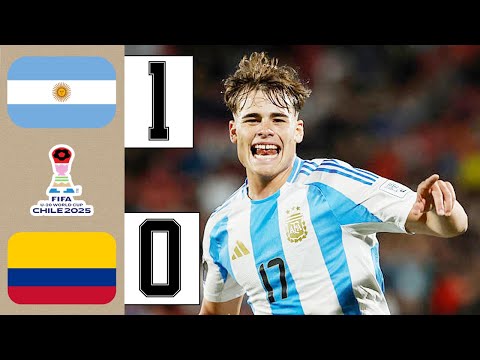 Thumbnail for Argentina vs Colombia 1-0 Highlights & All Goals🔥World Cup U20 2025 | Semi-Final