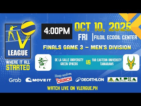 Thumbnail for DLSU vs. FEU - Full Match | Finals G3 | 2025 V-League Collegiate Challenge Men's Category