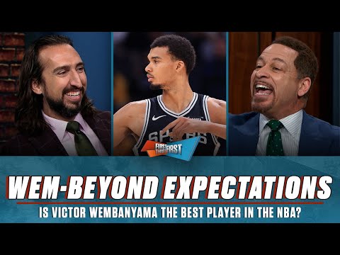 Thumbnail for Nick and Brou debate if Wemby is the BEST PLAYER in the NBA 👀 Is he already on top? | FTF