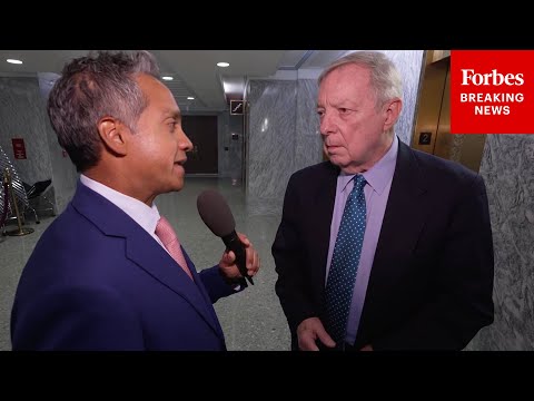 Thumbnail for Watch Durbin's Reaction When Asked If Trump Deserves Nobel Peace Prize For Israel-Hamas Peace Deal