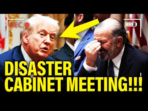 Thumbnail for Trump LOSES IT at DISASTER CABINET MEETING on LIVE TV