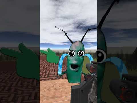 Thumbnail for Is Plankton Scared From Moai? #shorts