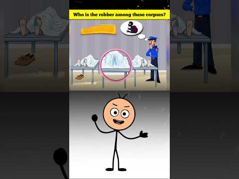 Thumbnail for Who is the robber among these corpses? #challenge #mindbendingquiz #puzzlegames #quiztime #quiz