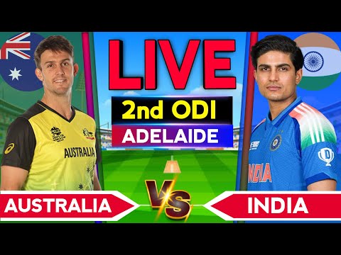 Thumbnail for 🔴Live - India vs Australia 2nd odi Match | Ind vs Aus Match Commentary & Score Updates | Ind vs Aus