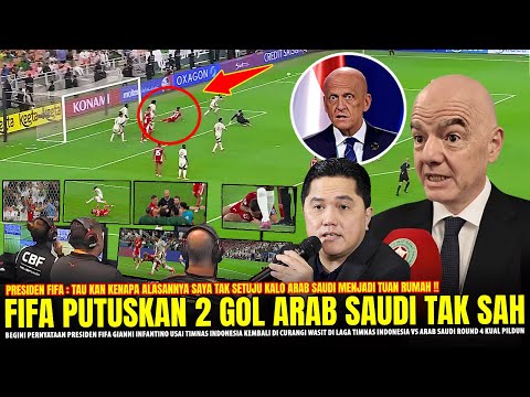 Thumbnail for 🔴SANGAT MENGEJUTKAN !! Presiden Fifa NGOMONG GINI Usai Timnas Dicurangi Wasit Vs Arab Saudi Round 4