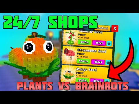 Thumbnail for Plants Vs Brainrot Stock and Trade 24/7  #roblox