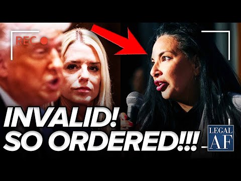 Thumbnail for Trump DOJ FALLS APART as Judge BLOCKS APPOINTMENT