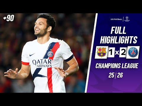 Thumbnail for Barcelona vs PSG 1-2 - Highlights & All Goals - Goncalo Ramos Goal