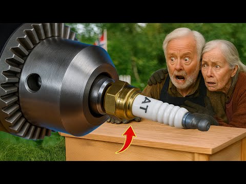 Thumbnail for Not everyone knows this secret! Just insert a Spark Plug in a Drill and be Amazed😱!!