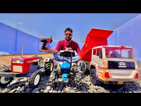 Thumbnail for Tractor Unboxing & Rescue Vlog | Tata Truck, Swaraj 855 FE, New Holland, Farming Tractor Unboxing|