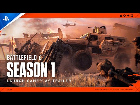 Thumbnail for Battlefield 6 - Season 1 Gameplay Trailer | PS5 Games