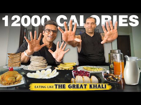 Thumbnail for Eating Khali's 12000 Calorie Diet | 40 Chapatis and 5 Ltr Milk | Yatinder Singh