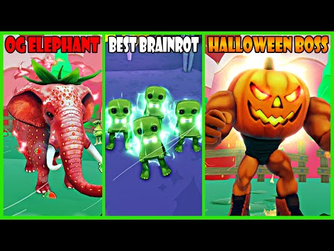 Thumbnail for Aku Berevolusi Menjadi Brainrot Boss Pumpkin Helloween - Roblox Brainrot Evolution