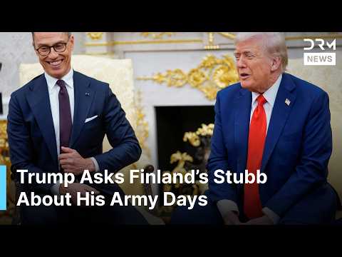 Thumbnail for WATCH: Trump Teases Finnish President Stubb Over Compulsory Military Service | AC1G