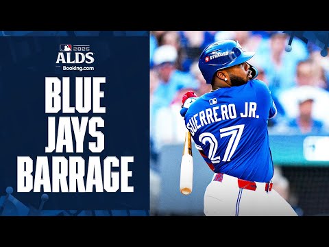 Thumbnail for BIG INNING! 🤯 Blue Jays strike for three more runs in the bottom of the 3rd inning! 💪