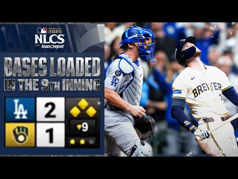 Thumbnail for FULL 9th INNING: Brewers rally vs. Roki Sasaki; had bases loaded with 2 outs vs. the Dodgers 🥵