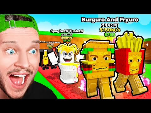 Thumbnail for 0€ à 1 TRILLION avec Seulement des Brainrots de Nourritures !