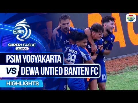 Thumbnail for PSIM YOGYAKARTA VS Dewa United Banten FC - Highlights | BRI Super League 2025/26