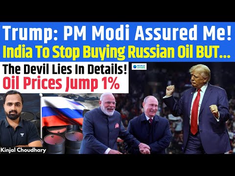 Thumbnail for India Outsmarts Trump! US Knows Modi’s Russian Oil Move! Trade Data Exposes All! Trade Deal | Kinjal
