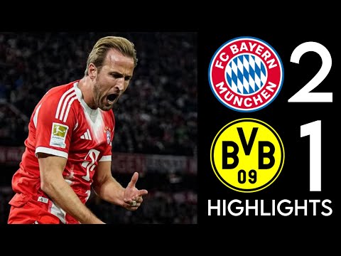 Thumbnail for Fc Bayern Munich vs Dortmund 2-0 Highlights • Harry Kane Goal | Bundesliga 2025/26