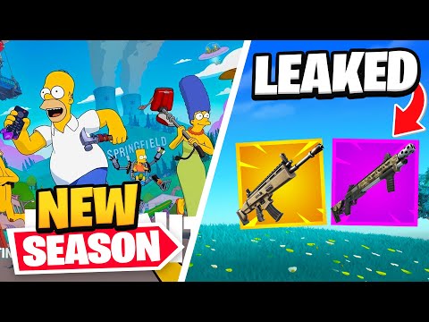 Thumbnail for New Fortnite Simpson Season Leaked | Map, Weapons and Skins