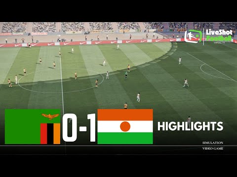 Thumbnail for ZAMBIA 0-1 NIGER - HIGHLIGHTS 🔴 World Cup Qualifiers | Match Simulation & Recreation Video Game