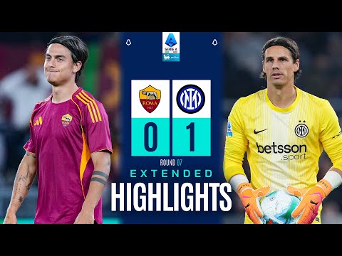 Thumbnail for ROMA-INTER 0-1 | EXTENDED HIGHLIGHTS | SERIE A 2025/26