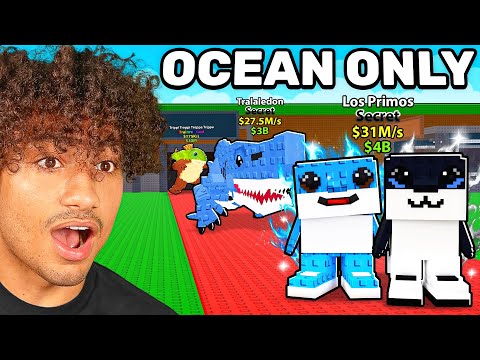 Thumbnail for $0 to $1 TRILLION With OCEAN ONLY Brainrots In Steal A Brainrot..