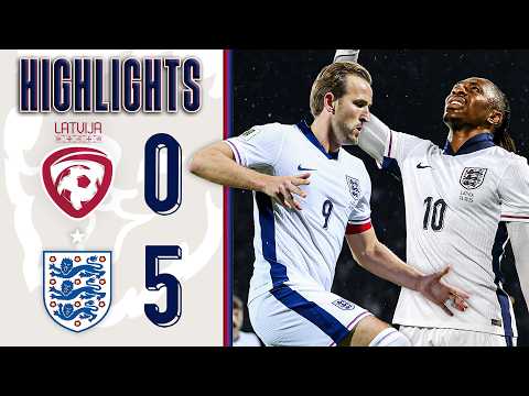 Thumbnail for Kane, Gordon & Eze Secure World Cup Spot! Latvia 0-5 England | World Cup Qualifiers | Highlights
