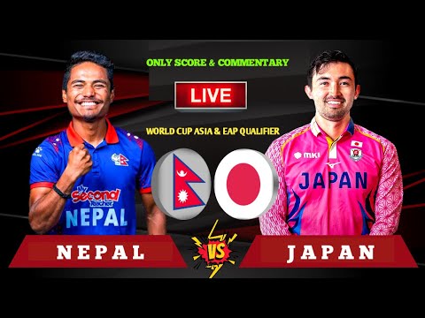 Thumbnail for Nepal vs Japan Live Score & Commentary | T20 World Cup Asia & Eap Qualifier | Cricfoot Nepal