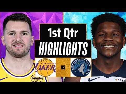 Thumbnail for Los Angeles Lakers vs Timberwolves Full Game Highlights 1st Qtr | Oct 24 | 2025 NBA Highlights