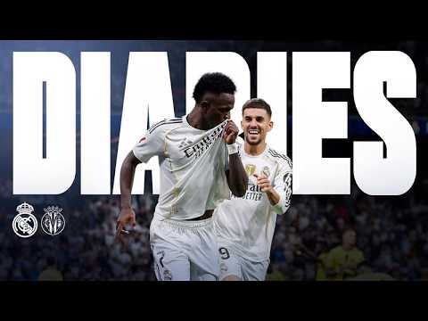 Thumbnail for Vini Jr. double and Mbappé goal light up the Bernabéu! | Real Madrid 3-1 Villarreal