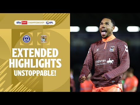 Thumbnail for STILL UNBEATEN! | Portsmouth v Coventry City Extended Highlights