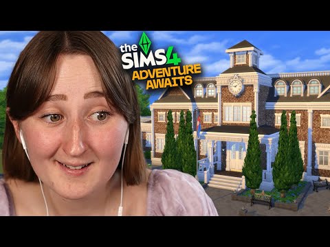 Thumbnail for I built a BOARDING SCHOOL in The Sims 4