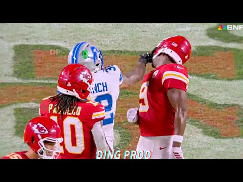 Thumbnail for JuJu Smith-Schuster vs. Brian Branch FIGHT | Chiefs vs Lions
