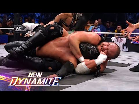 Thumbnail for The Opps vs LFI: MATCH HIGHLIGHTS! | AEW Dynamite, 10/15/25