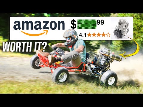 Thumbnail for We Bought the MOST EXPENSIVE 250cc Engine on Amazon and Put It on a Go Kart!