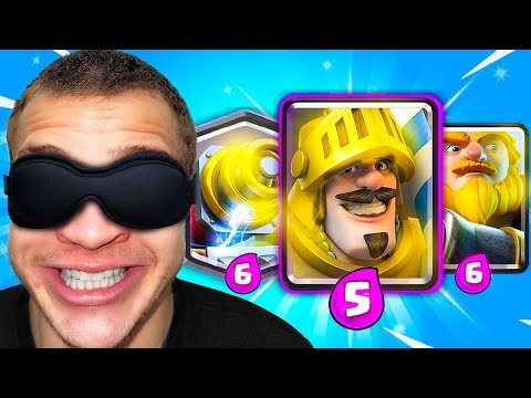 Thumbnail for Clash Royale, but I Make My Deck BLINDFOLDED