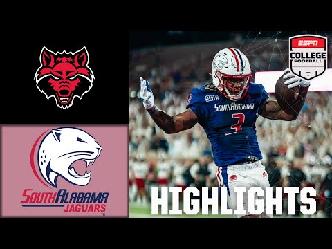 Thumbnail for Arkansas State Red Wolves vs. South Alabama Jaguars | Full Game Highlights | ESPN College Football