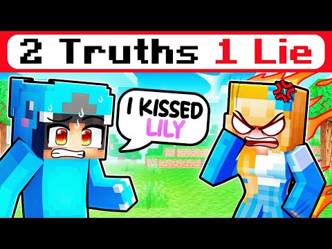 Thumbnail for Minecraft But 2 Truths 1 Lie!