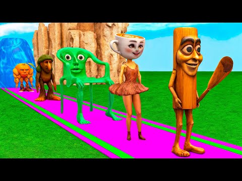 Thumbnail for Long Slide Game With Cow Elephant Gorilla Hippopotamus Tiger 3d Animal Game Funny 3d Animals