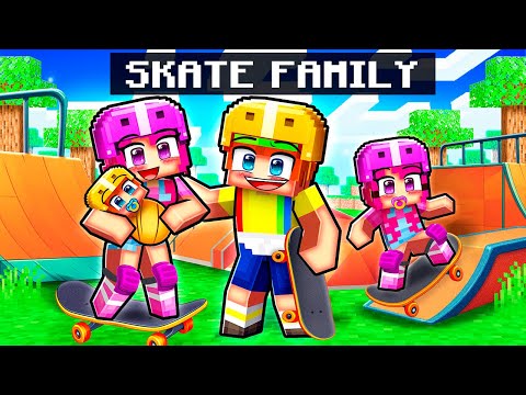 Thumbnail for Having A SKATER Family in Minecraft!
